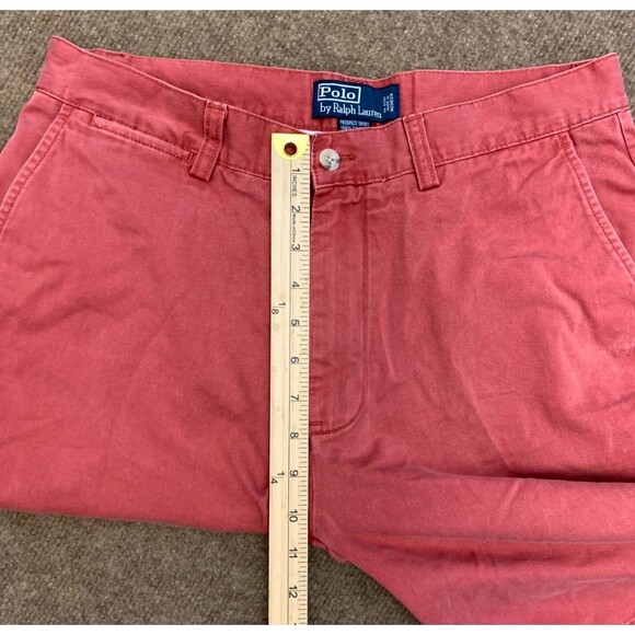 Polo Ralph Lauren Shorts Mens 32 Prospect Flat Front Chino Pre-Washed Preppy - Picture 5 of 9